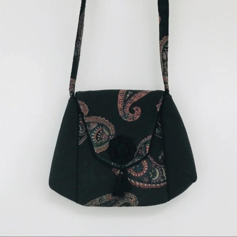 NEW L. O’NEILL Design Handbag with Paisley Print‎ - Picture 3 of 5